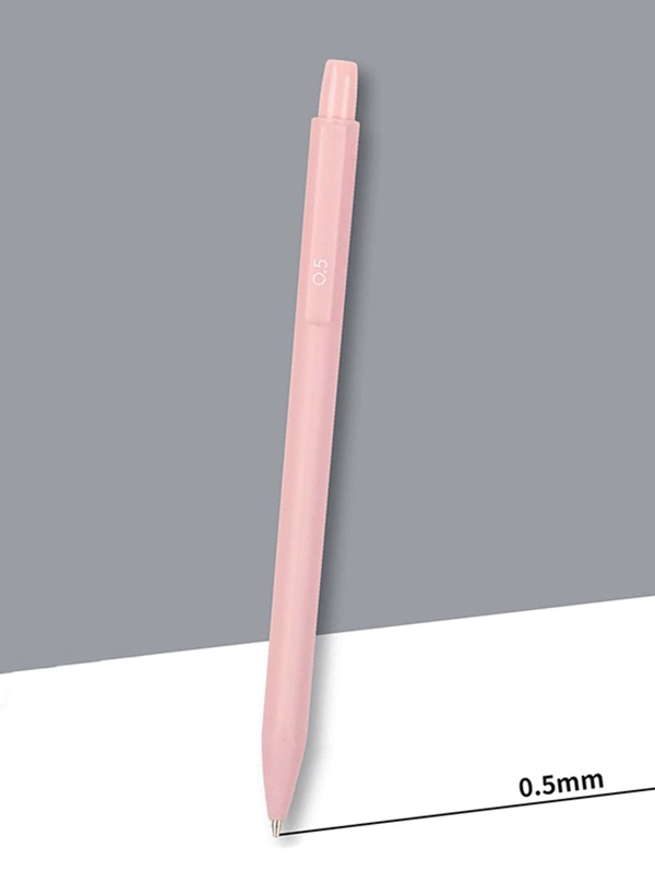 6pcs Random 0.5mm Mordern Colored Mechanical Pencils For Students, No