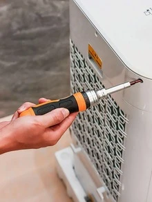 1pc Household Double Ended Screwdriver Set, Including Extendable, Small, Phillips, Flathead, Ratchet & Torx Screwdrivers - Multicolor - View 7