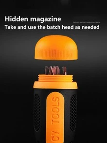 1pc Household Double Ended Screwdriver Set, Including Extendable, Small, Phillips, Flathead, Ratchet & Torx Screwdrivers - Multicolor - View 5