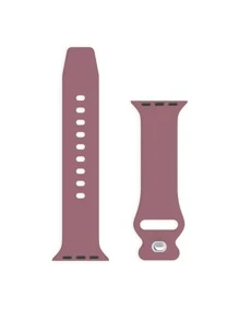 運動矽膠錶帶，相容 40mm、38mm、41mm、44mm、45mm、46mm、42mm、49mm 錶盤尺寸，中性款；柔軟防水腕帶，可替換運動手錶錶帶，相容 Ultra 系列 11、10、9、8、7、6、5、4、3、2、1、SE 及其他型號，開學季學生理想禮物 - 乾枯玫瑰色 - 查看 2