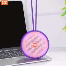 Purple Outdoor Portable Mini Wireless Stereo Speaker, With LED Colorful Lights ,Waterproof Design, TWS Stereo Rod Hands-Free Call/TF Card/U Disk, Connect Mobile Phone/Tablet/Tv - Purple - View 3