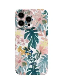 Funda para móvil con patrón floral - Blanco - Ver 7