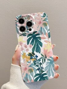 Funda para móvil con patrón floral - Blanco - Ver 4