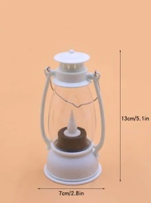 1 pieza Decoración de plástico LED linterna - Amarillo - Ver 5