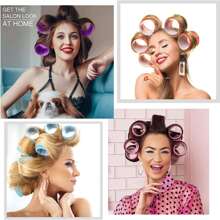 12pcs/Set Large Self Grip Rollers With Clip For Long, Medium, Short Hair, Bangs, Diy Hair Curlers, Hair Rollers, Heatless Curls, Hair Curler, For Barber Salon Beauty Back To School, Travel Holiday Essentials, Hair Curlers, Curly Hair Brush, Rollers, Curly Hair Products, Curler, Hair Roller, Hair Curlers, Rollers, Curly Hair Products, Curler, Rollers Hair Curl, Christmas, Hair Curler, Rollers For Hair, Curly Hair Tools, Heatless Curlers, Curly Hair Brush, Hairdressing Equipment, Heatless Waves, Travel Essentials, Hairstyle, Hairdressing,Curly Hair,Hair Rollers,Hair Curler,Heatless Curl,Heatless Curls,Hair Curlers,Rollers,Hair Curl,Rollers For Hair,Curly Hair Tools,Hair Rollers,Hair Roller,Curls Diffuser,Hair,Travel,Hair Products,Hair Tools,Hair Stuff,Barber,Barber Accessories,Barbershop,Hairdressing Equipment - Pink - View 5