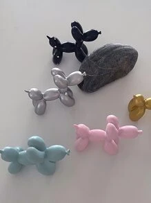 1 pieza Decoración de perro globo de resina, mejor regalo
