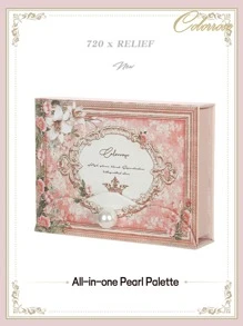 COLORROSE Matte Shimmer Powder Eyeshadow Pallet, Makeup Palette, Highly Pigmented,Long-Lasting Bright Shimmer Eyeshadow, Silky, Light, Smooth, With Mirror, Highlighters Contour Blush Powder All In One Makeup Pallet