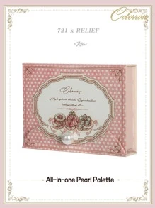 COLORROSE Matte & Pearl Eyeshadow Palette, Makeup Palette With High Color Payoff, Long-Lasting Shimmer, Smooth & Lightweight Texture, Mirror, Highlighter, Contour & Blush Multi-Functional Makeup Palette - trà ô mai 721 tính khí - Xem 8