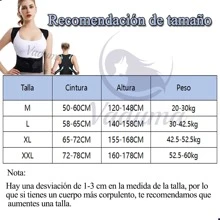 Corrector De Postura Para Espalda Tipo Faja Alivia Dolor - Negro - Ver 4