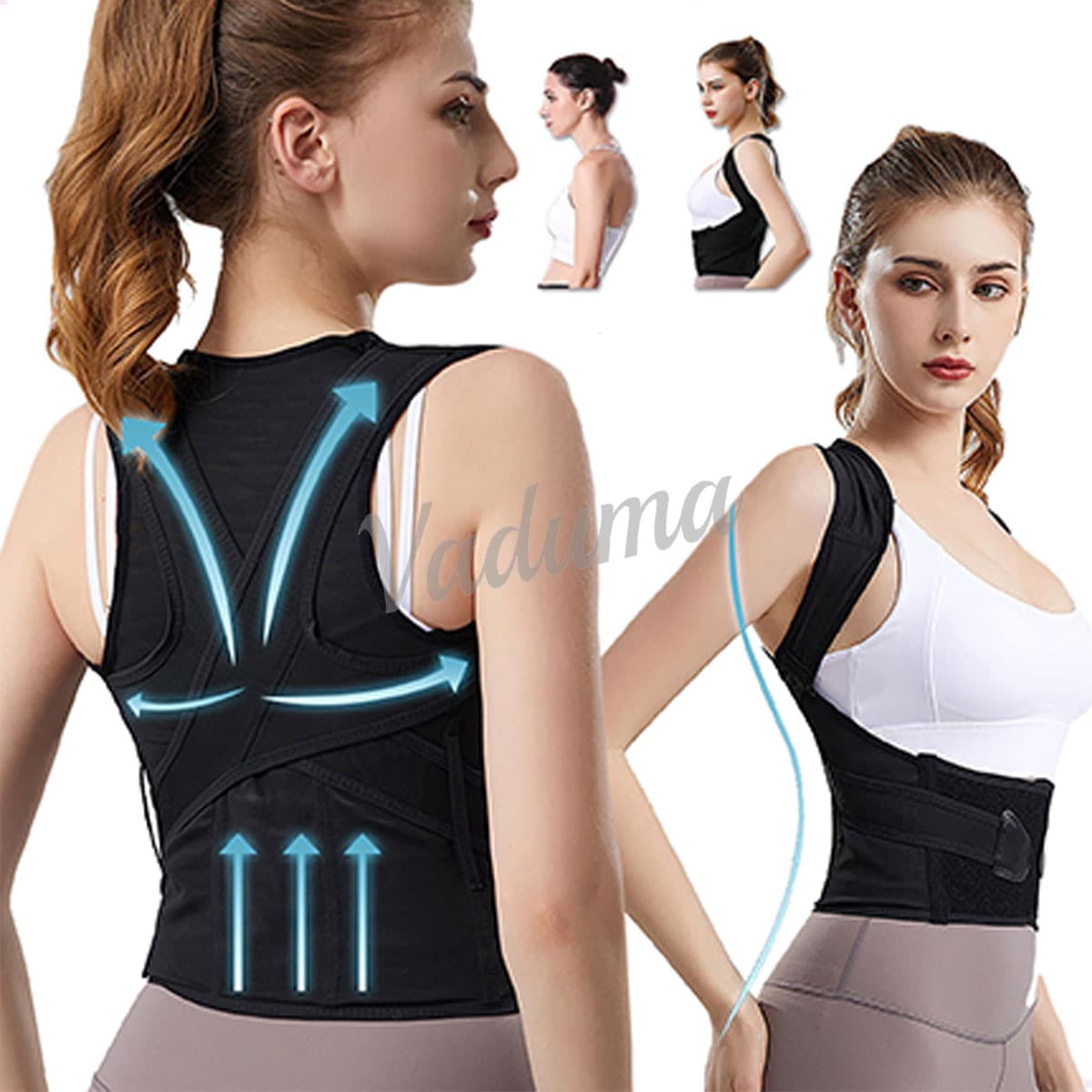 Corrector De Postura Para Espalda Tipo Faja Alivia Dolor