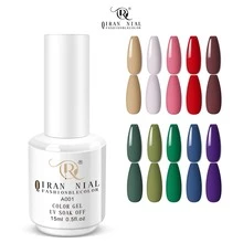 QR 15ml Blue Gel Nail Polish, Nails Gel Soak Off, Suitable For Led & Uv Lamp, Spring And Summer Gel Polish, Nail Art Manicure Salon, Diy At Home, Solid Gel Texture, 0.5oz Multiple Gel Nail Polish Colors Available - Royal Blue - View 2