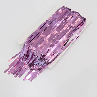 1/2 包 1x2M 金属箔流苏窗帘背景飘带适用于生日派对婚礼新娘送礼会节日装饰门飘带