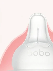 Bebé Recién nacido Infantil 2 piezas de vidrio botella de leche , 100 ml ancho cuello biberón , para 0-6 meses - Rojo - Ver 6