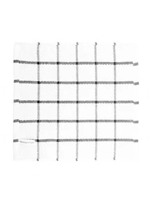 YIMEIS 1 Pieza Paño De Limpieza Para Cocina Gris Y Blanco A Cuadros - Cuadrículas grises y blancas - Ver 2