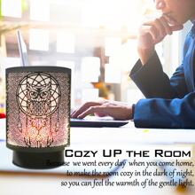 Battery Operated Table Lamp, Cordless Lamps for Home Decor, Battery Powered Nightlight with LED Bulb with Timer, Decorative Lights for Living Room Bedroom Tabletop Entryway Centerpiece Gift - Black - View 6
