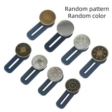 6pcs Metal Button Extender - Multicolor - View 2