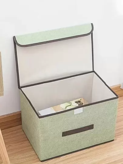 1 件可折叠织物收纳盒，用于胸罩、袜子等，带盖和防尘罩，适用于衣柜和卧室整理装饰品装饰节日装饰房间装饰家居装饰卧室装饰卧室、收纳盒、家庭收纳、适用于女士白色 T 恤、女士黑色裤子、女士冬装、连衣裙、女士冬装、优雅女装、女士白衬衫、长袖、女士白色连体裤、女士春装、女士春装、春季、春装、简约、夏季上衣收纳