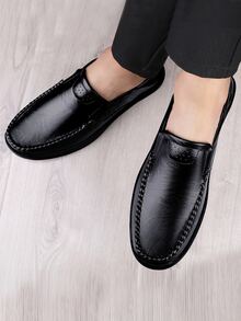 de moda de moda de hombres Mocasines , casual Zapatos con versátil estilo - Negro - Ver 2