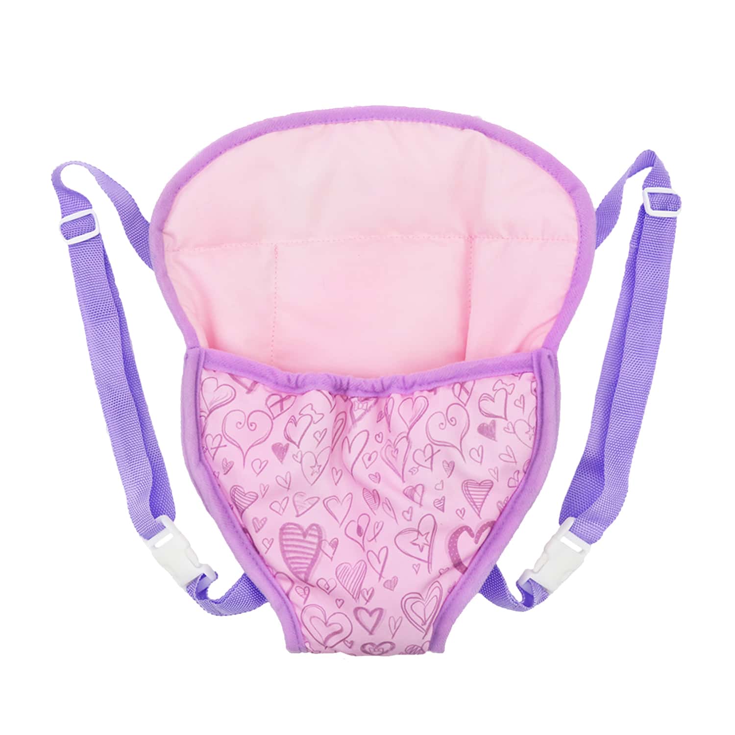 Baby Doll Carrier Doll Backpack Carrier for American Doll 15 Inch to 18 Inch Dolls - 紫色 - 查看 1
