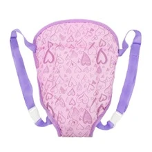 Baby Doll Carrier Doll Backpack Carrier for American Doll 15 Inch to 18 Inch Dolls - 紫色 - 查看 3