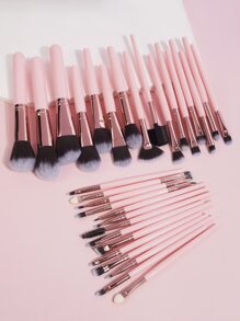 Maange 30件套化妆刷套装，包含柔软化妆刷、腮红刷、粉底刷、眼影刷、散粉刷、眉刷、睫毛刷、唇刷和眼线刷。套装包含化妆刷、化妆套装、全套化妆刷、全套化妆工具、化妆刷套装、化妆礼盒套装等。 - 粉色 - 查看 3