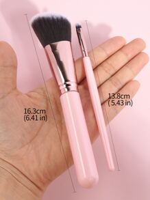 Maange 30件套化妆刷套装，包含柔软化妆刷、腮红刷、粉底刷、眼影刷、散粉刷、眉刷、睫毛刷、唇刷和眼线刷。套装包含化妆刷、化妆套装、全套化妆刷、全套化妆工具、化妆刷套装、化妆礼盒套装等。 - 粉色 - 查看 5