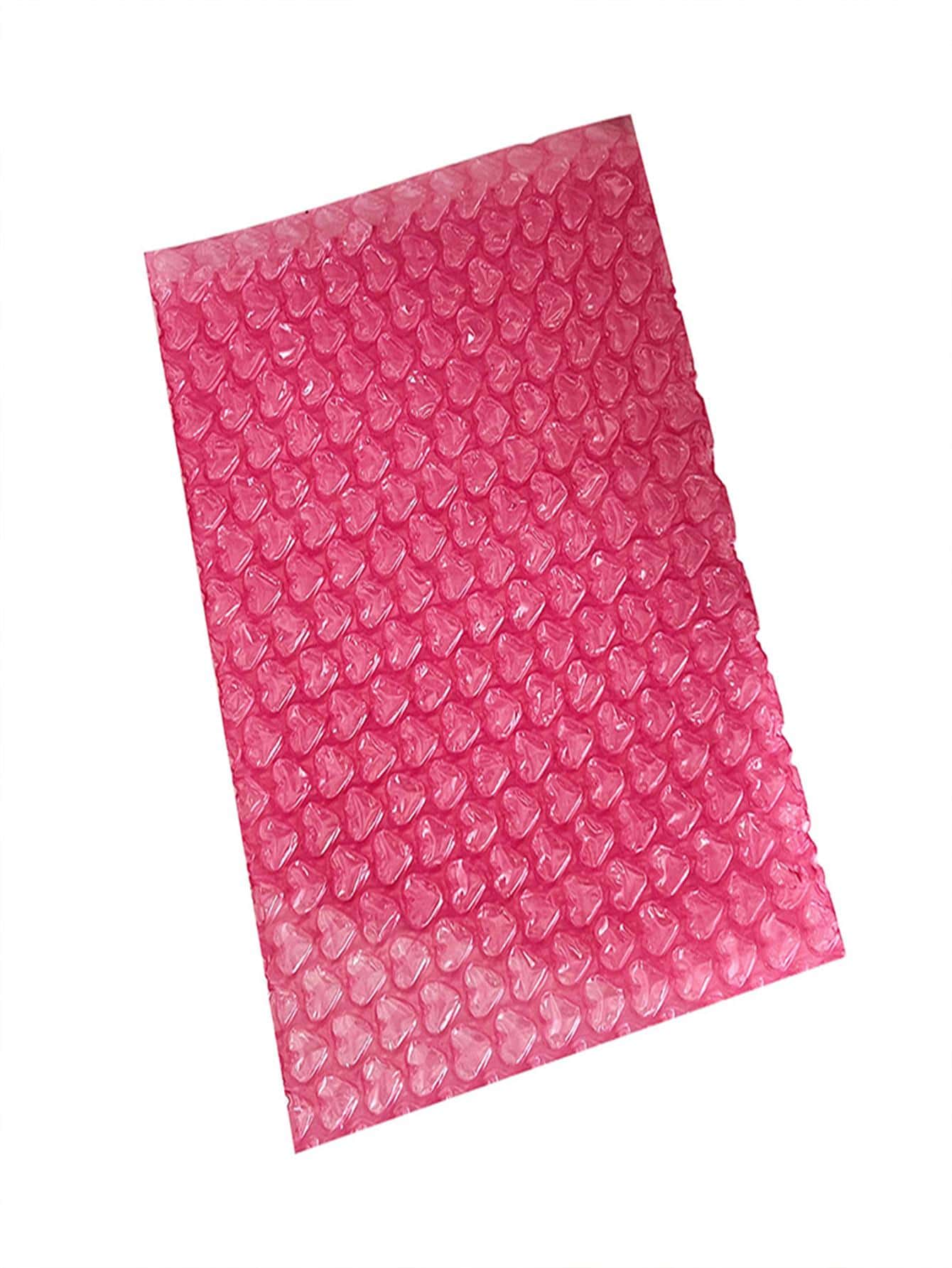 10pcs Pink Love Heart Bubble Mailer Padded Envelope With Bubble Wrap