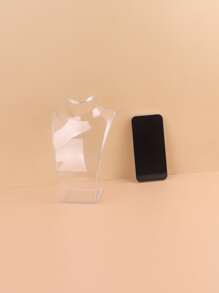 1pc/6pcs Big Neck Jewelry Display Stand - Clear - View 8