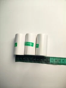 3 rollos Papel térmico 57mmx15mm Pegatina de etiqueta papel foto papel color papel para gato foto impresora - Blanco y Negro - Ver 8