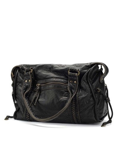 New Design Women Handbag Washed Leather Tote Bag Large Capacity Purses Vintage Shoulder Bag For Lady, Business Casual Bag For Women, Perfect For Office, Business And WorkSchool Bag, Back To School Backpack, Portable, Lightweight, Business Casual, Suitable For Teen Girls Women College Students, Rookies & White-Collar Workers, Perfect For Back To School, College, Middle School, High School, Office, Work, Business, Commute, Fashionable Tote Bag With Zipper, New Arrival Tote Bags For Woman