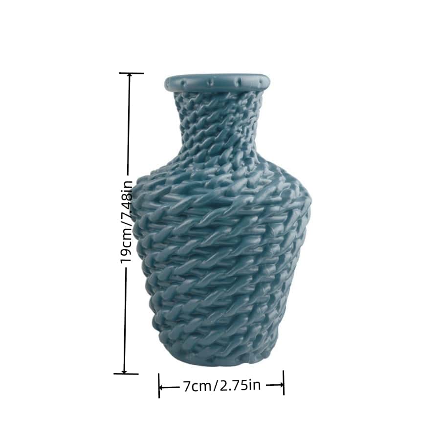 Plastic Vase For Dried And Fresh Flower Arrangement, Handicraft Art
