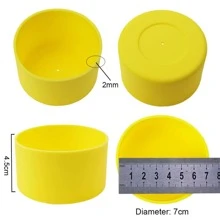 Silicone Cup Sleeve For Insulating / Covering Cup, Water Bottle, Glass, , Space Cup, With Universal Bottom Cover For Sports Bottle, 7-9.5cm - Purple - View 2