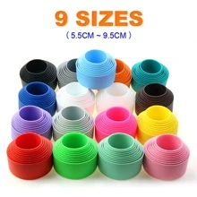 Silicone Cup Sleeve For Insulating / Covering Cup, Water Bottle, Glass, , Space Cup, With Universal Bottom Cover For Sports Bottle, 7-9.5cm - Purple - View 4