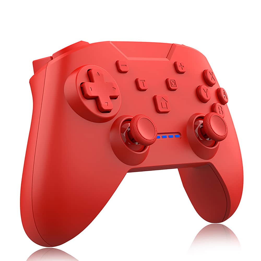 1 Pc YS01 Pure Red Vibration Feedback Wireless Game Controller