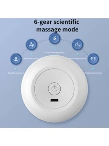 迷你按摩枪，肌肉放松筋膜枪，家用便携式振动按摩器 - 白色 - 查看 6