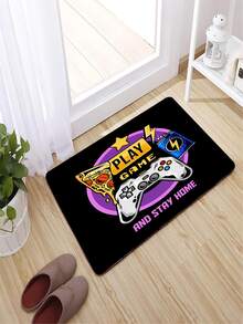 1 pieza Alfombra inglés con letra con dibujos animados control de juego en forma de - Multicolor - Ver 3