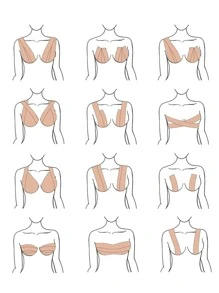 1pc Multi-Functional Foot Protection & Ankle Guard & Chest Sticker & Invisible Breast Lift & Anti-Exposure Sticker - Black - View 3