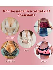 1pc Multi-Functional Foot Protection & Ankle Guard & Chest Sticker & Invisible Breast Lift & Anti-Exposure Sticker - Black - View 5