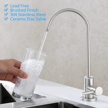 1入組不銹鋼水適用於廚房水槽,兩用PE管子兼容 - 不銹鋼 - 查看 7