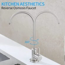 1入組不銹鋼水適用於廚房水槽,兩用PE管子兼容 - 不銹鋼 - 查看 3