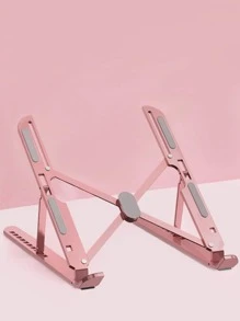 粉紅色鋁合金10檔可調節可折疊冷卻筆記型電腦立架,適用於17.5英寸以下的筆記型電腦,可用於桌面 - 藕粉色 - 查看 5