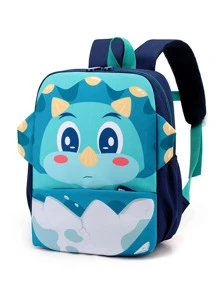 Niños mini Mochila con dibujos animados jardín de infancia bolsa escuela niños Bolso de hombro - Azul - Ver 2