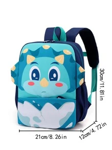Niños mini Mochila con dibujos animados jardín de infancia bolsa escuela niños Bolso de hombro - Azul - Ver 3