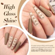 Born Pretty 6Pcs 7 ML  Nude Gel Polish Set Gel Polish Kit 6 Colors Popular All Seasons Skin Tones White Nude Brown Neutral Gel Nail Polish Kit Soak Off LED Gel Nail Kit Manicure Gift Collection - 栗子蛋糕 - 查看 2