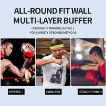 家用壁靶仿皮拳擊靶拳擊靶家用沙袋爆炸拳擊沙袋壁掛式免打拳拳擊訓練器材適合兒童成人40*40cm