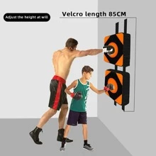 家用壁靶仿皮拳擊靶拳擊靶家用沙袋爆炸拳擊沙袋壁掛式免打拳拳擊訓練器材適合兒童成人40*40cm