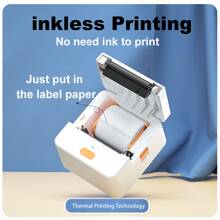 DETONGER P1 Handheld Portable Bluetooth Thermal Label Printer For Barcode, QR Code, Sticker, Used In Commercial Price Tag Printing For Food, Jewellery, Clothing Tag, Notepad For Home Mother's Day Gift - Green - View 3