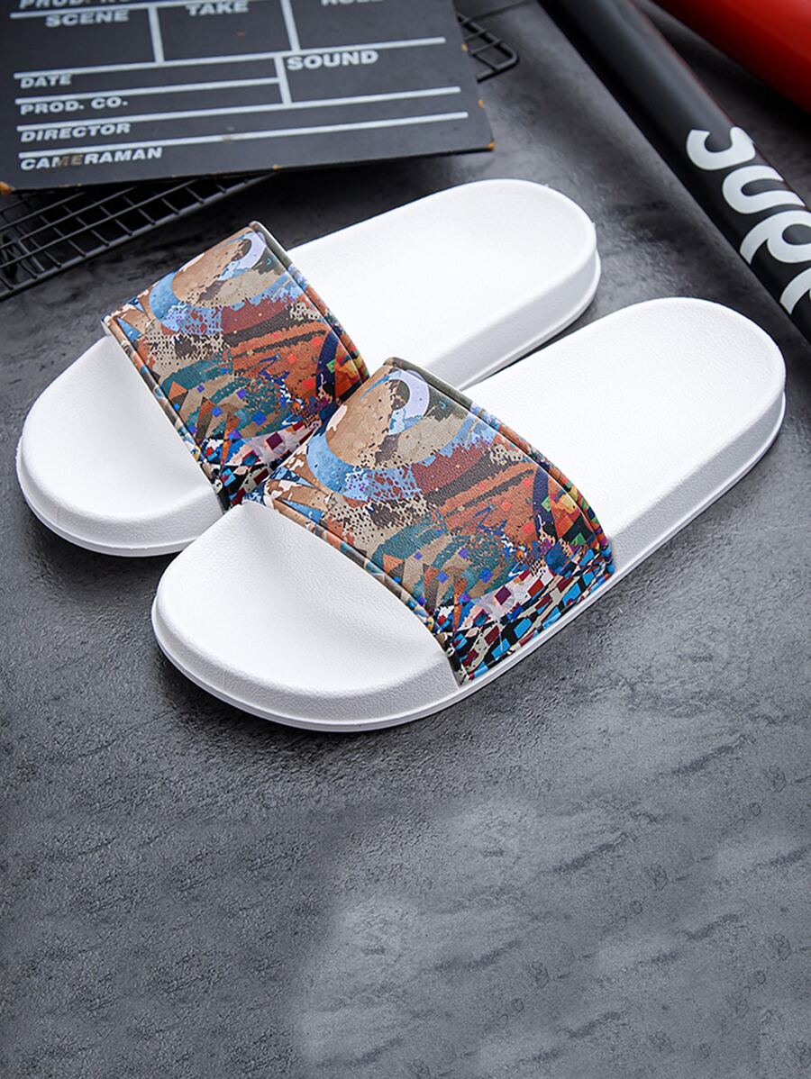 Vợ chồng Không trượt Ngoài trời Dép đi biển Với Dây đeo Giải trí Dép đi trong nhà - trắng - Xem 1