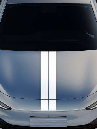 Car Hood Sticker, Personalized Stripe Sticker, DIY Waterproof Decorative Sticker, Car Scratch Cover Protective Film, Glass Decorative Car Sticker, Men's Car Accessories, Vehicle Game Sticker, Car Enthusiast Gag Gift, Christmas Decoration, Car Mirror & Bumper Decorative Sticker And Sticker Accessories, Car Parts, Automotive Supplies