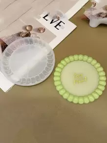 Cute Bubble Shaped Cement Mold For Making Jewelry Tray, Plaster Crafts, Resin Coasters, Silicone Mold